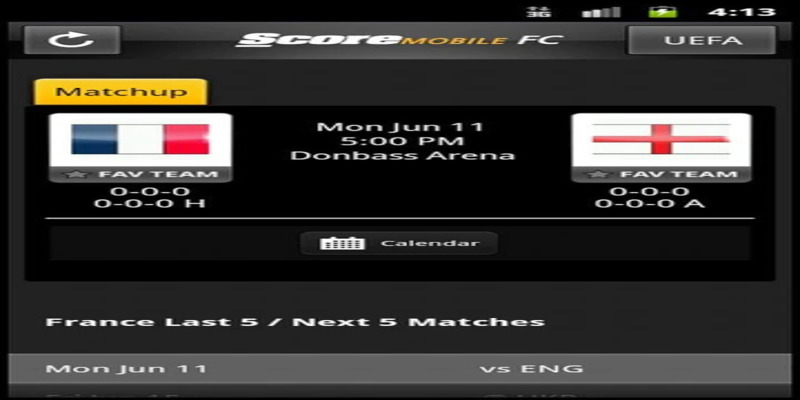 [Free] ScoreMobile v1.9.1 - Cập nhật thông tin thể thao cho Bold 9000